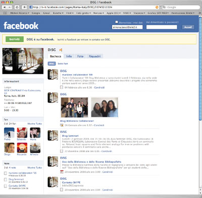 Il Disg su Facebook